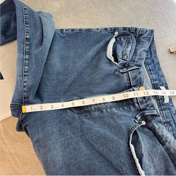 GOOD AMERICAN Always Fits Good Classic Straight Leg Jeans size 14-18 - Picture 7 of 9